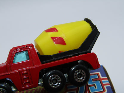 Matchbox Superfast No 19C Cement Truck - BLUE WINDOWS Lemon Barrel