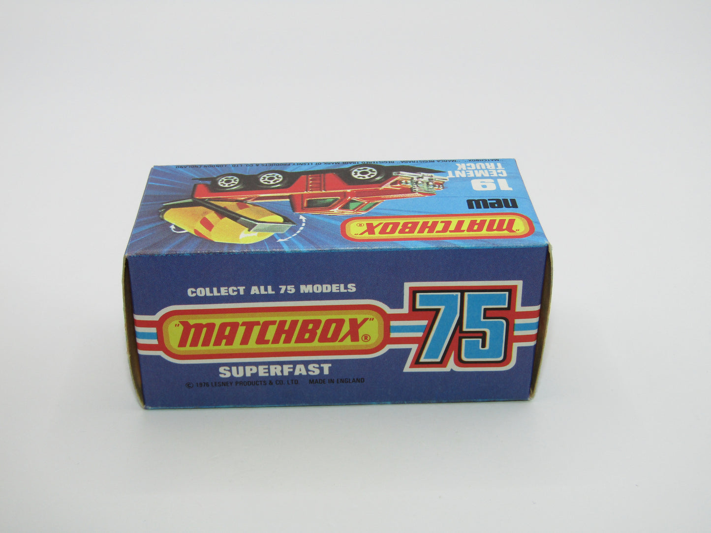 Matchbox Superfast No 19C Cement Truck - REVERSED Barrel Stripe