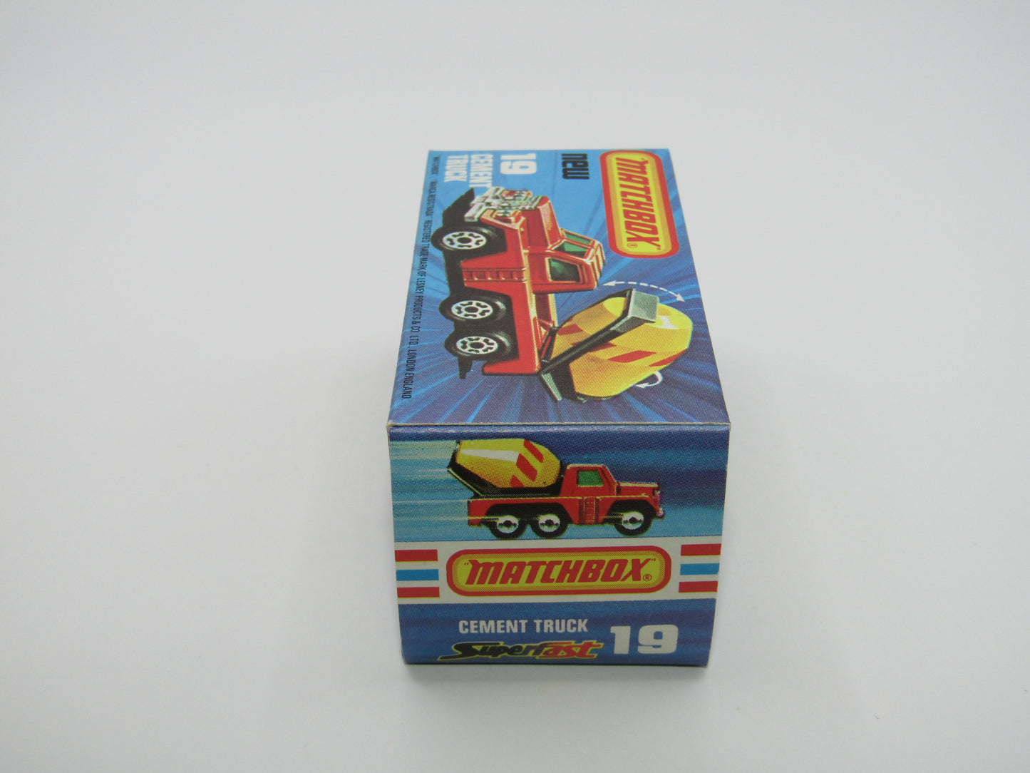 Matchbox Superfast No 19C Cement Truck - REVERSED Barrel Stripe