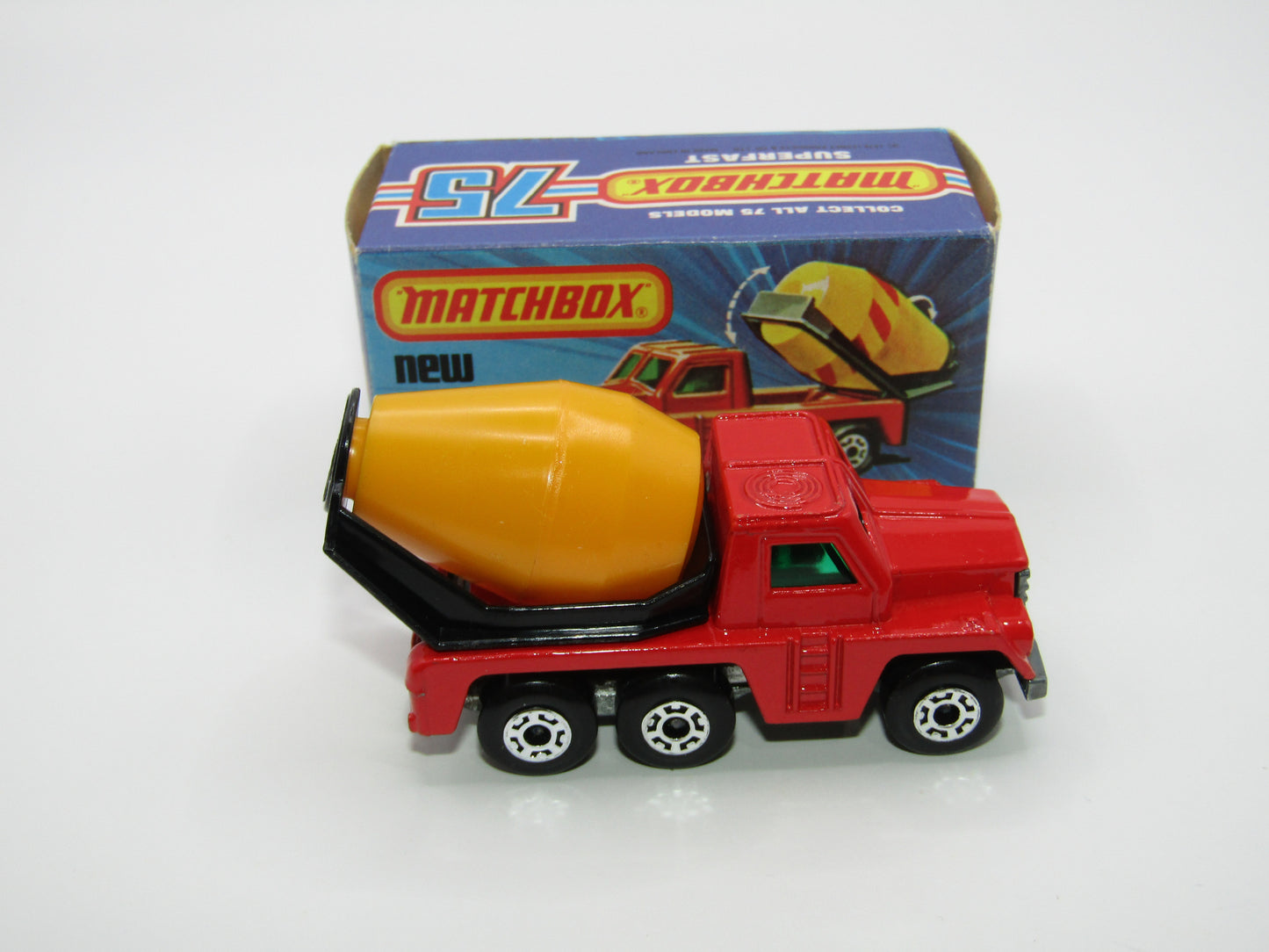 Matchbox Superfast No 19C Cement Truck Plain Barrel - No Stripes