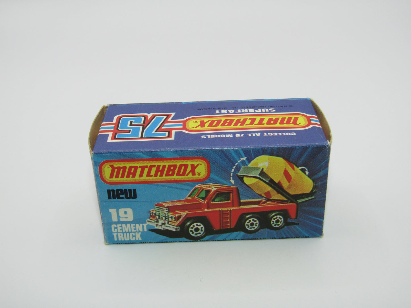 Matchbox Superfast No 19C Cement Truck Plain Barrel - No Stripes