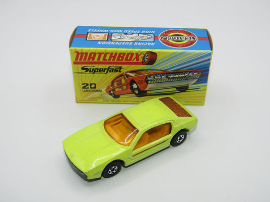 Matchbox Superfast No 20A Lamborghini Marzal LIGHT Yellow