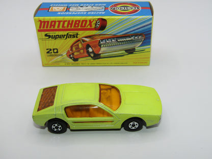 Matchbox Superfast No 20A Lamborghini Marzal LIGHT Yellow