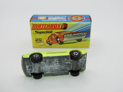 Matchbox Superfast No 20A Lamborghini Marzal LIGHT Yellow