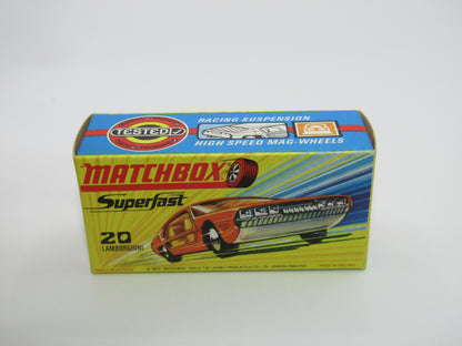 Matchbox Superfast No 20A Lamborghini Marzal LIGHT Yellow