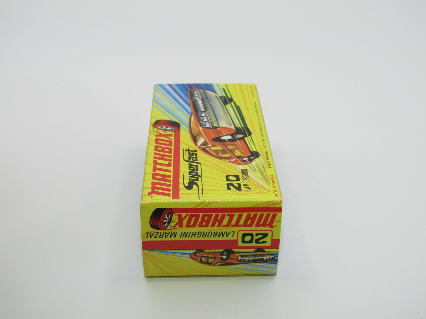Matchbox Superfast No 20A Lamborghini Marzal LIGHT Yellow