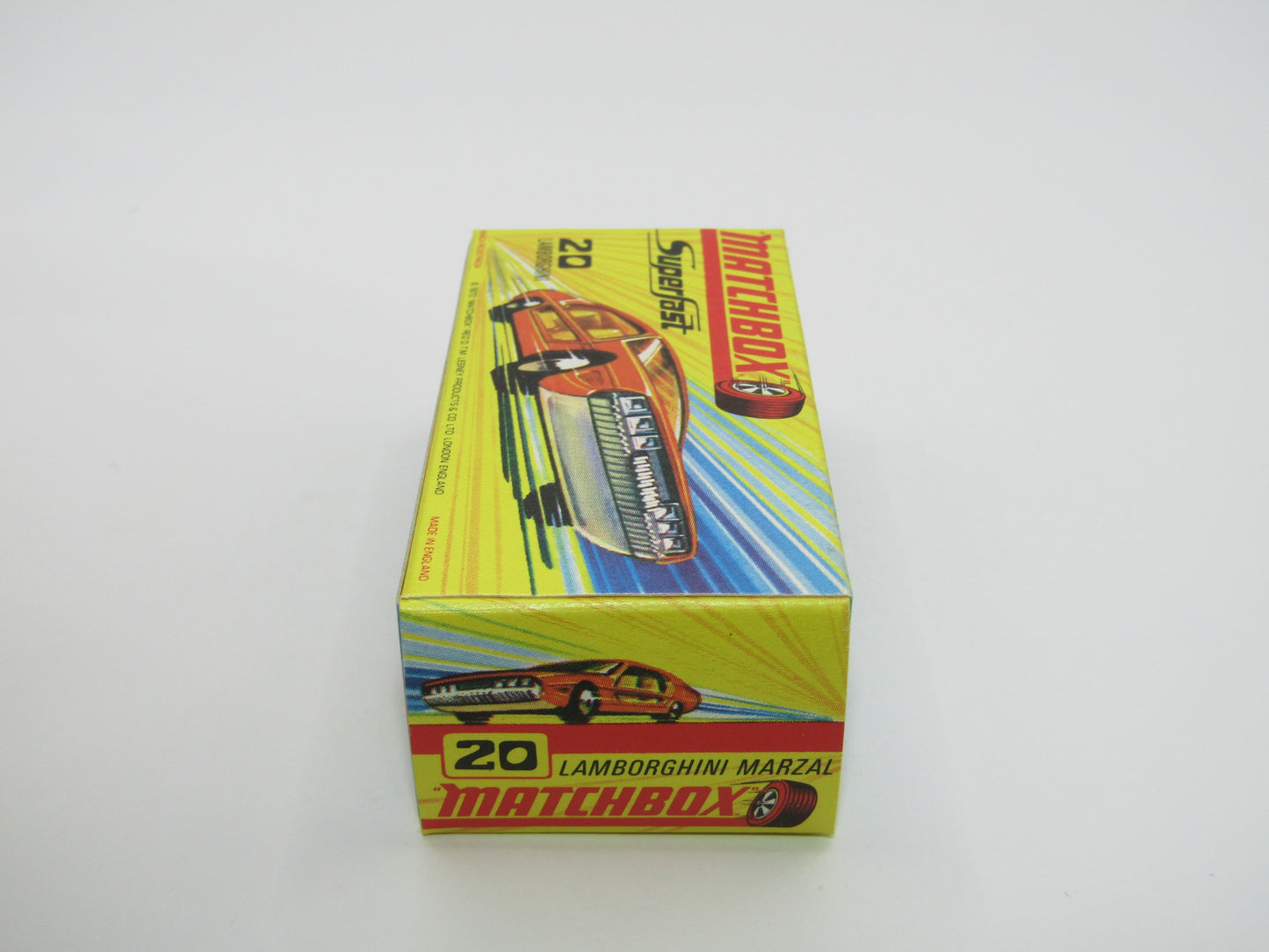 Matchbox Superfast No 20A Lamborghini Marzal LIGHT Yellow