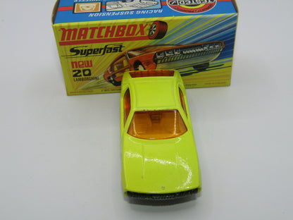 Matchbox Superfast No 20A Lamborghini Marzal Dark Yellow