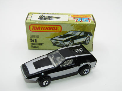Matchbox Superfast No 51D Midnight Magic UNPAINTED Base, USA Picture Box
