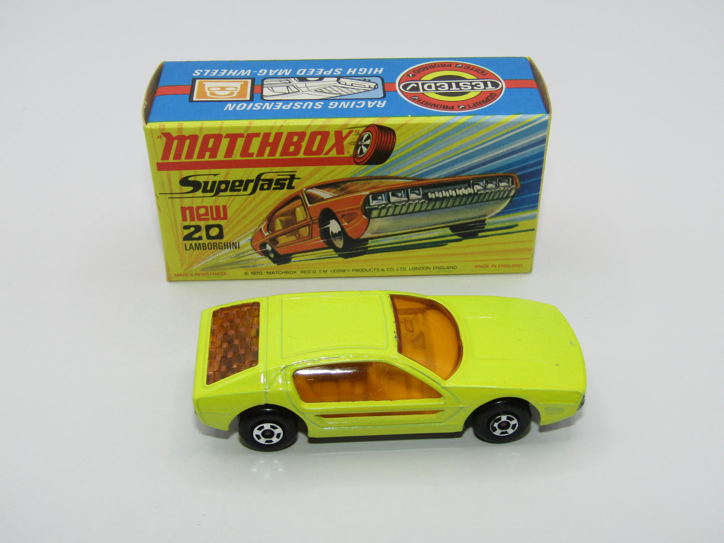 Matchbox Superfast No 20A Lamborghini Marzal Dark Yellow