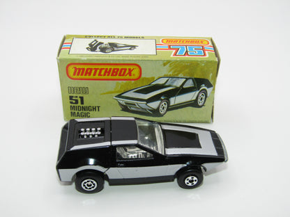 Matchbox Superfast No 51D Midnight Magic UNPAINTED Base, USA Picture Box