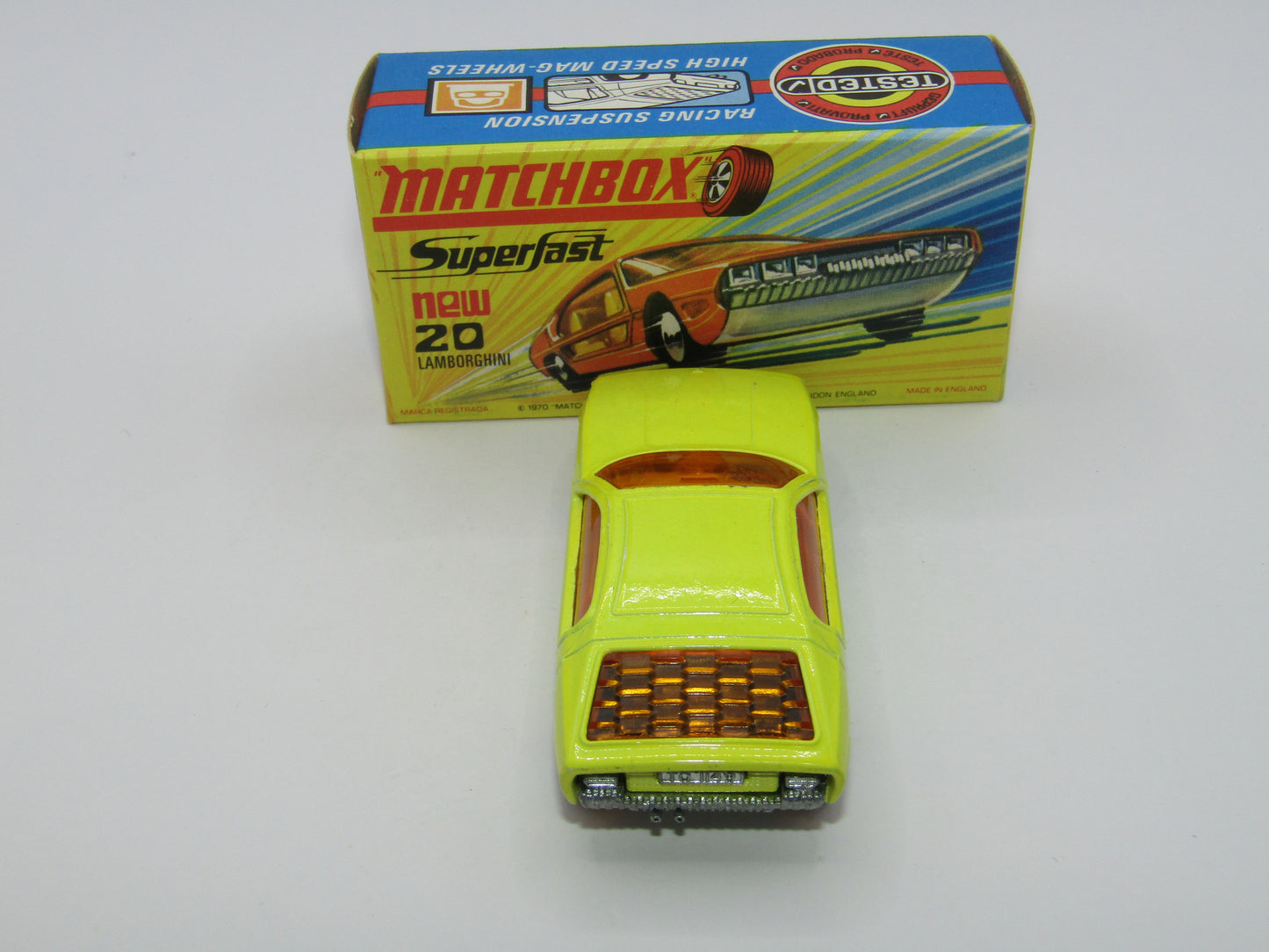 Matchbox Superfast No 20A Lamborghini Marzal Dark Yellow