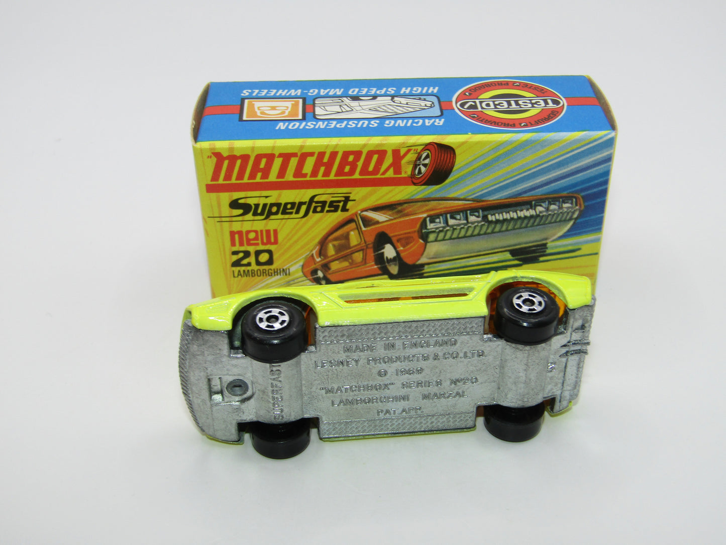 Matchbox Superfast No 20A Lamborghini Marzal Dark Yellow