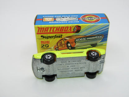 Matchbox Superfast No 20A Lamborghini Marzal Dark Yellow