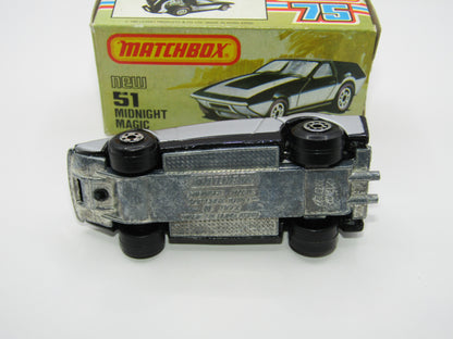 Matchbox Superfast No 51D Midnight Magic UNPAINTED Base, USA Picture Box