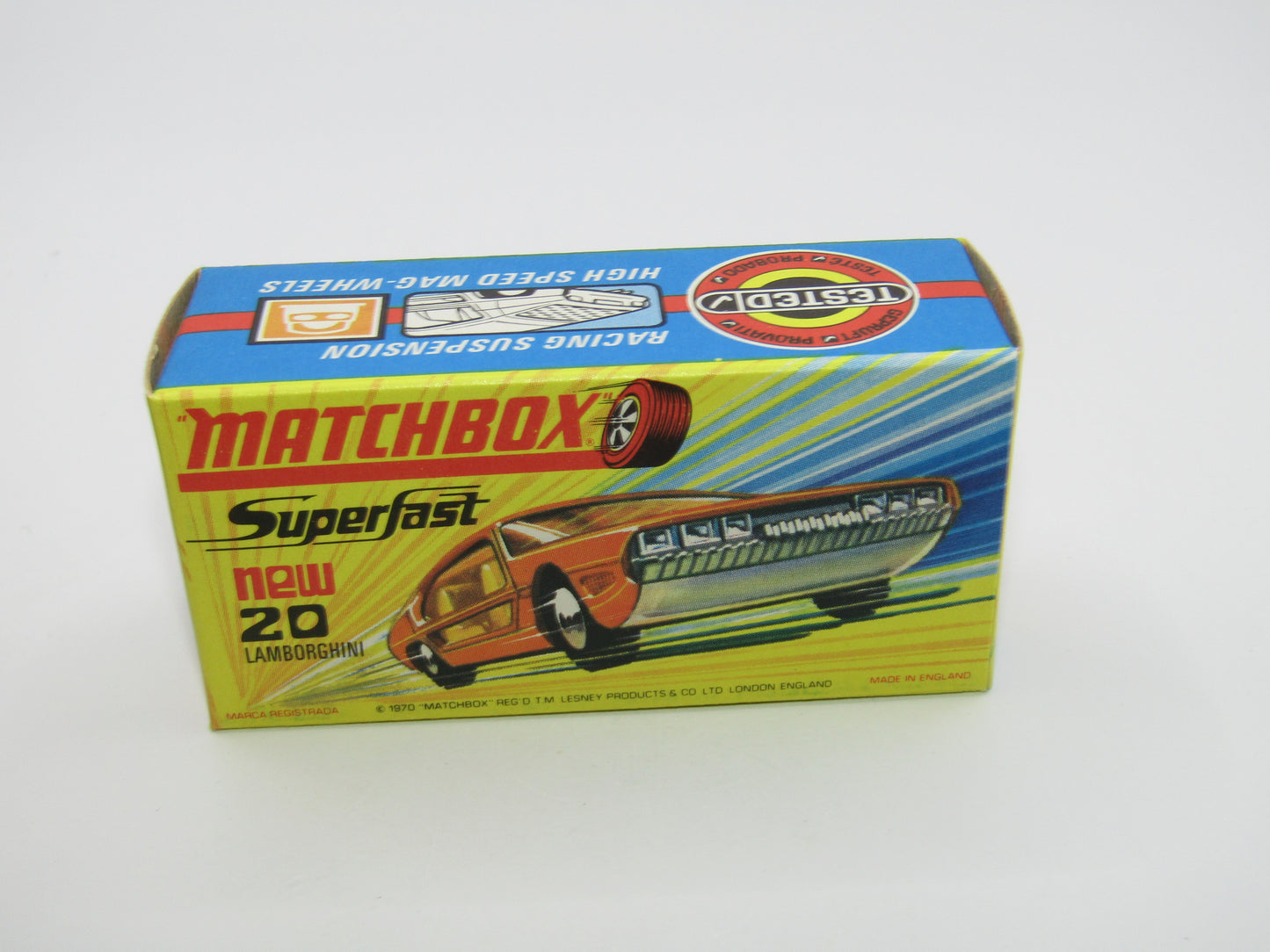 Matchbox Superfast No 20A Lamborghini Marzal Dark Yellow