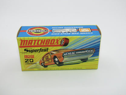 Matchbox Superfast No 20A Lamborghini Marzal Dark Yellow