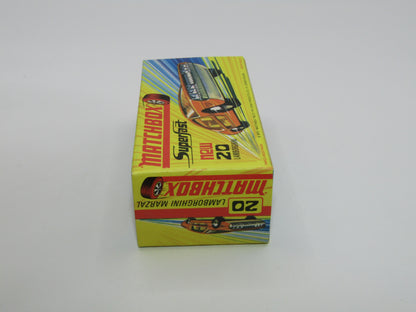 Matchbox Superfast No 20A Lamborghini Marzal Dark Yellow