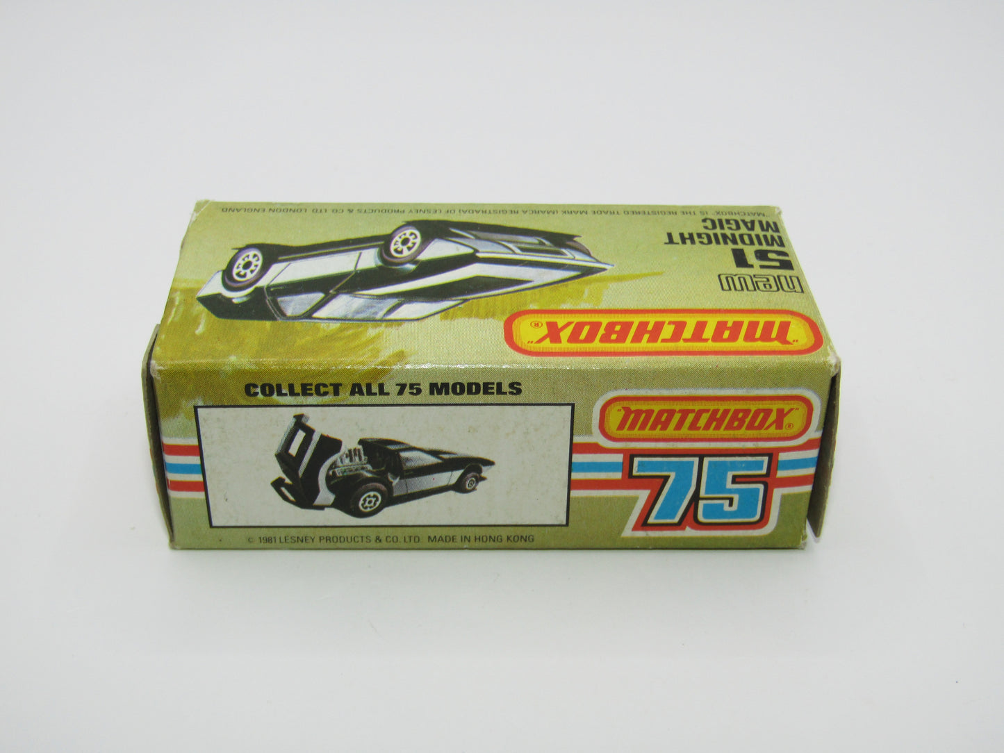 Matchbox Superfast No 51D Midnight Magic UNPAINTED Base, USA Picture Box