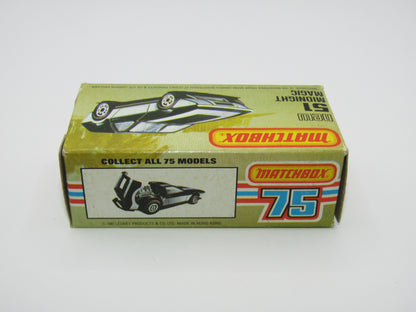 Matchbox Superfast No 51D Midnight Magic UNPAINTED Base, USA Picture Box