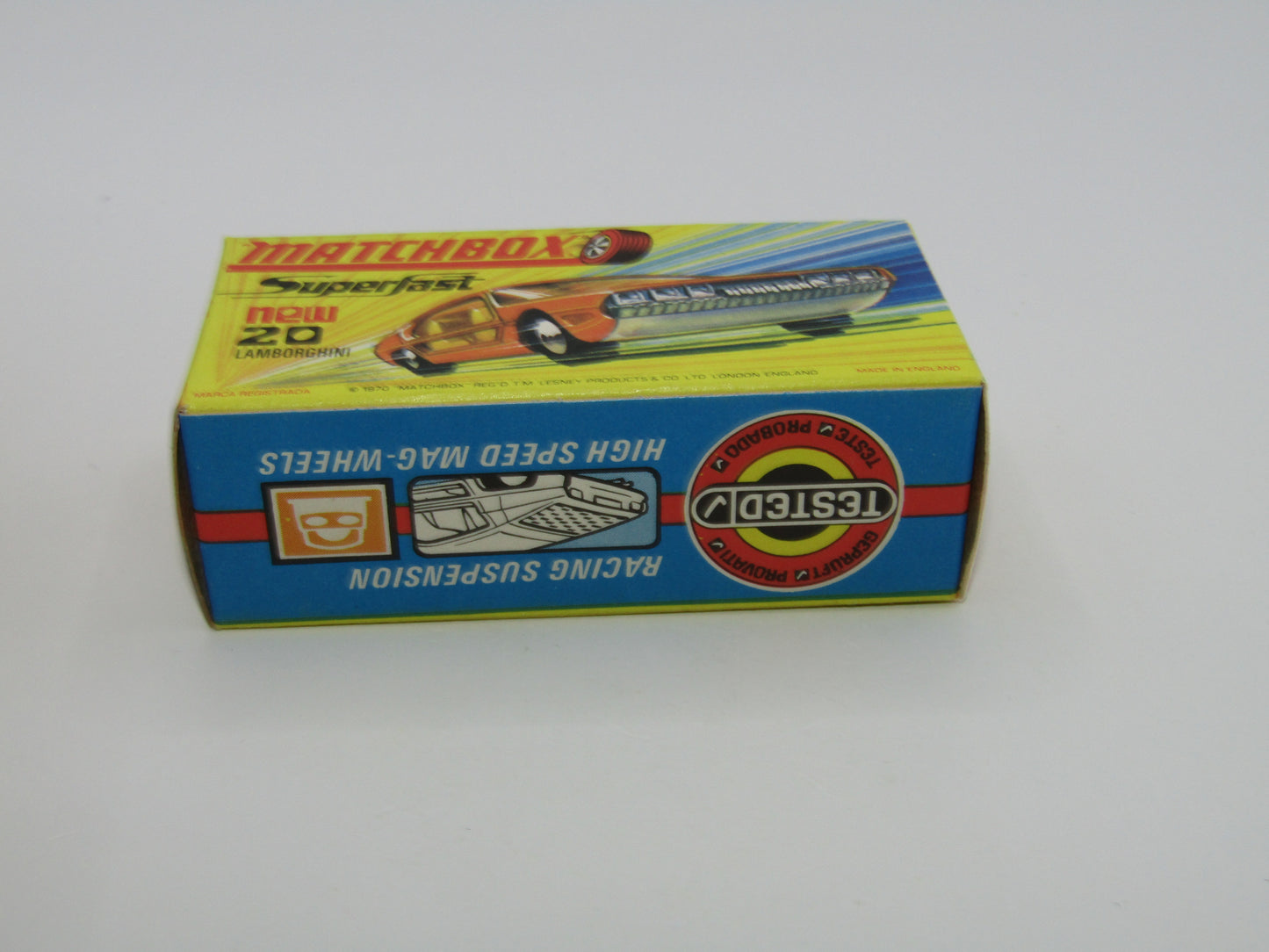 Matchbox Superfast No 20A Lamborghini Marzal Dark Yellow