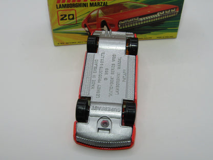 Matchbox Superfast No 20A Lamborghini Marzal SILVER PAINTED Base