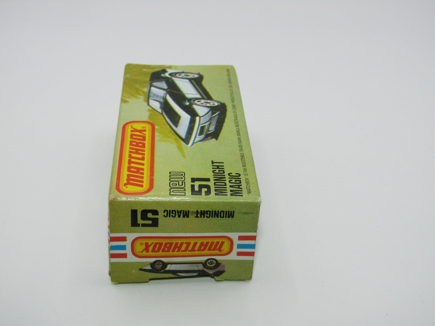 Matchbox Superfast No 51D Midnight Magic, Pearly Silver Base, USA Picture Box