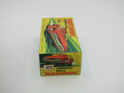 Matchbox Superfast No 20A Lamborghini Marzal SILVER PAINTED Base