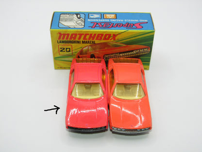 Matchbox Superfast No 20A Lamborghini Marzal Light AMBER Windows (A)