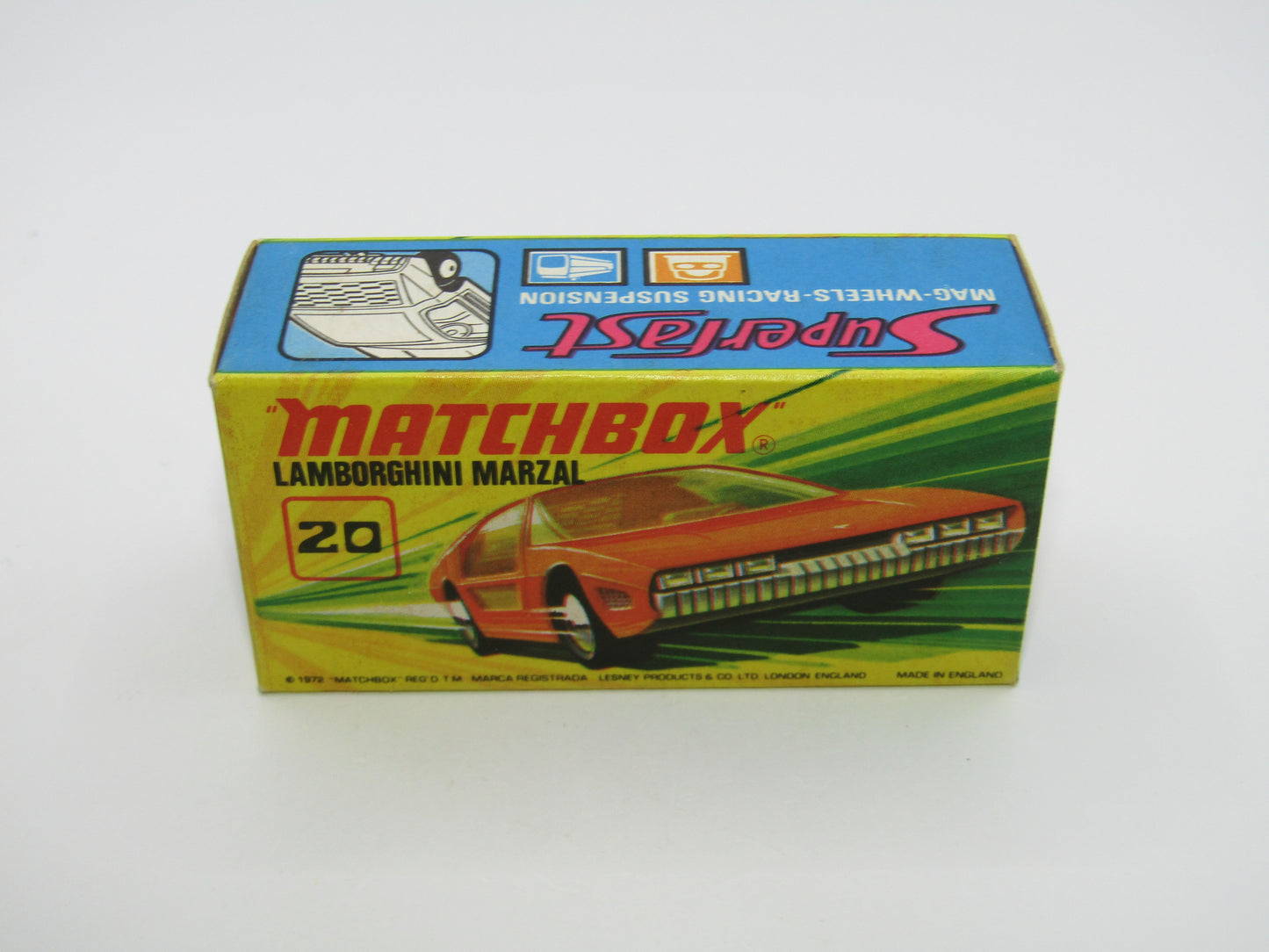 Matchbox Superfast No 20A Lamborghini Marzal Light AMBER Windows (A)