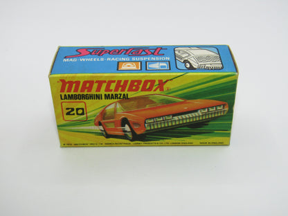 Matchbox Superfast No 20A Lamborghini Marzal Light AMBER Windows (A)