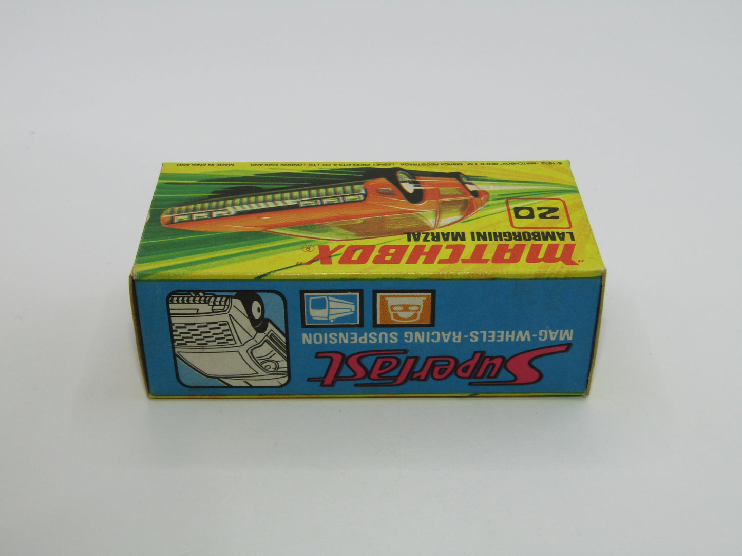 Matchbox Superfast No 20A Lamborghini Marzal Light AMBER Windows (A)