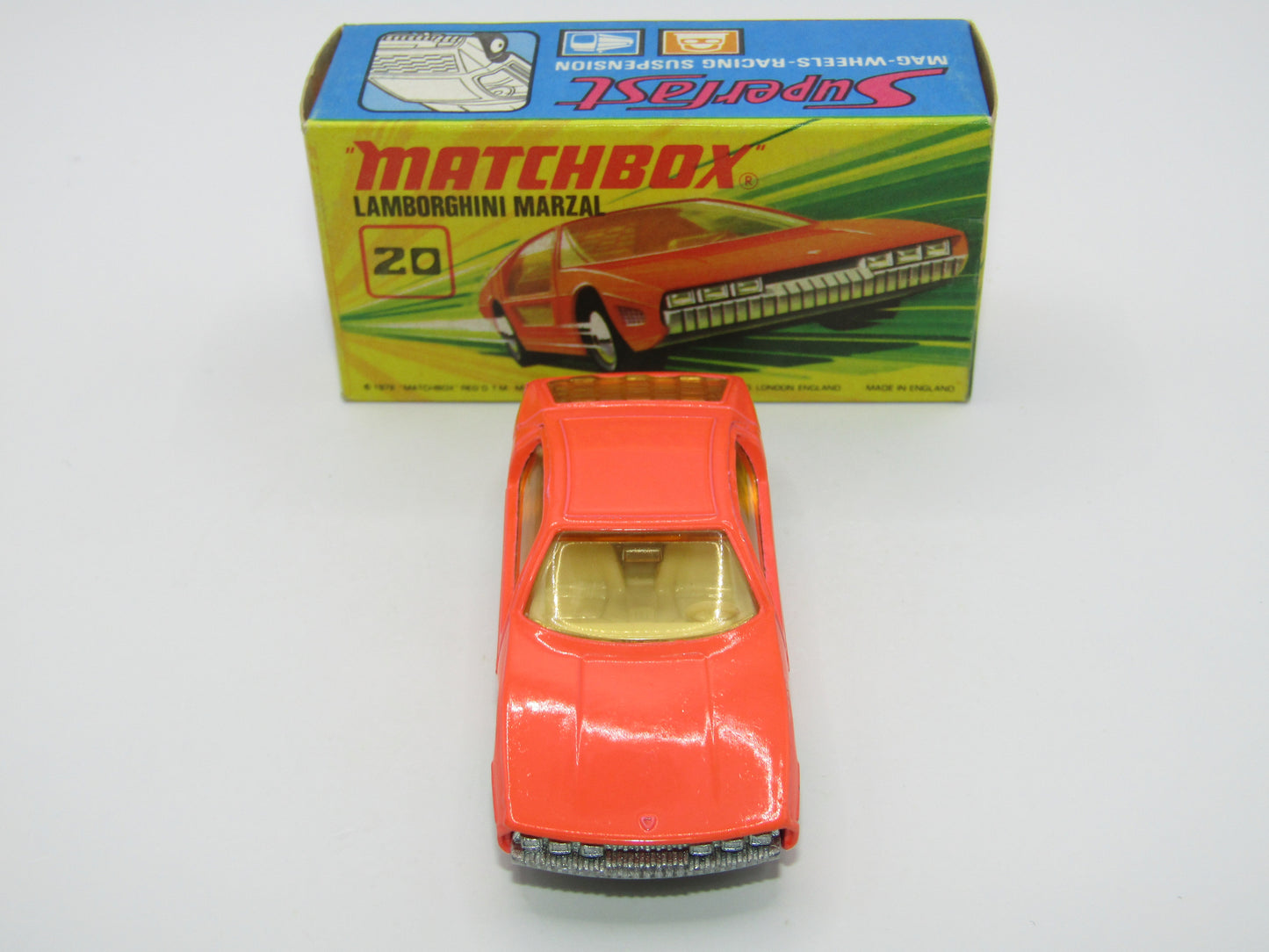 Matchbox Superfast No 20A Lamborghini Marzal Light AMBER Windows (B)