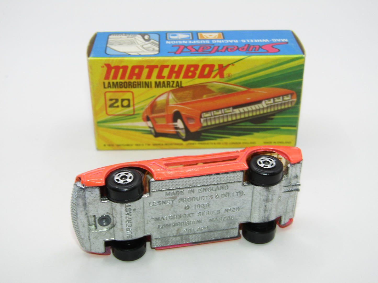 Matchbox Superfast No 20A Lamborghini Marzal Light AMBER Windows (B)