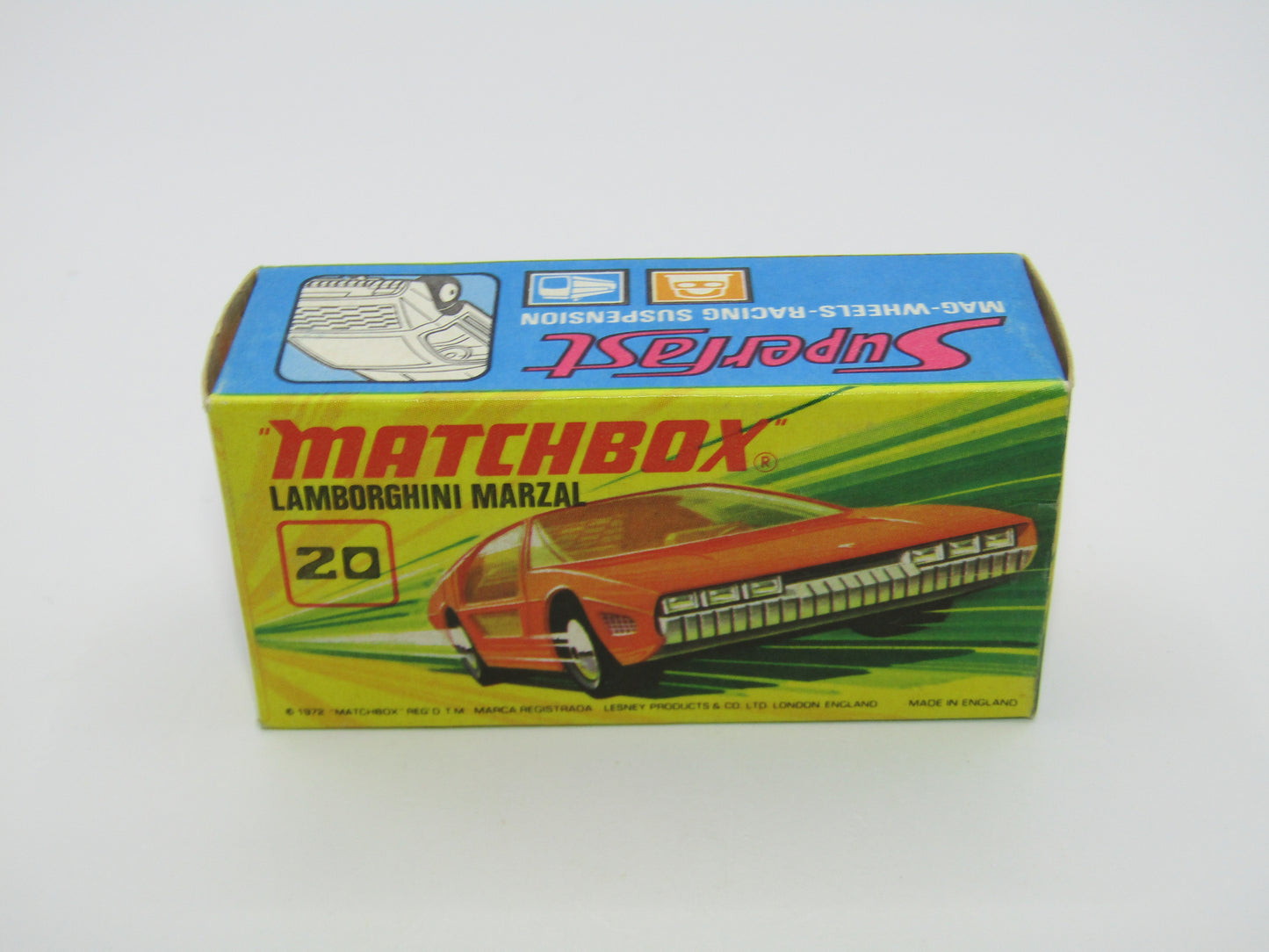 Matchbox Superfast No 20A Lamborghini Marzal Light AMBER Windows (B)