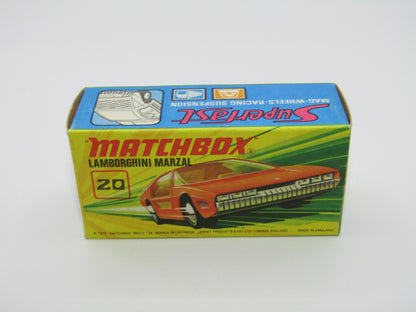 Matchbox Superfast No 20A Lamborghini Marzal Light AMBER Windows (B)