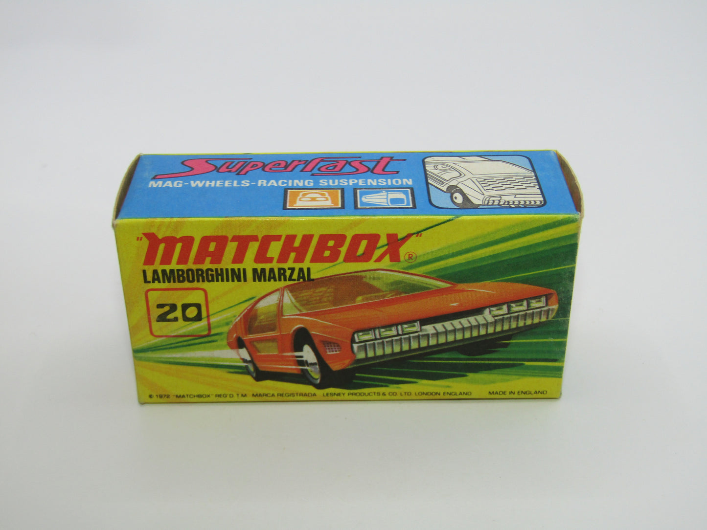 Matchbox Superfast No 20A Lamborghini Marzal Light AMBER Windows (B)