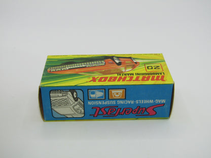 Matchbox Superfast No 20A Lamborghini Marzal Light AMBER Windows (B)