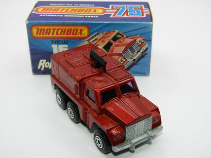 Matchbox Superfast No 16A Badger, Dark Bronze, PURPLE Windows, Unpainted Base