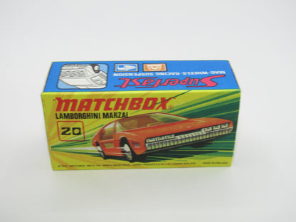 Matchbox Superfast No 20A Lamborghini Marzal Salmon Racing Special Labels