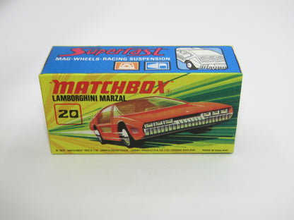 Matchbox Superfast No 20A Lamborghini Marzal Salmon Racing Special Labels