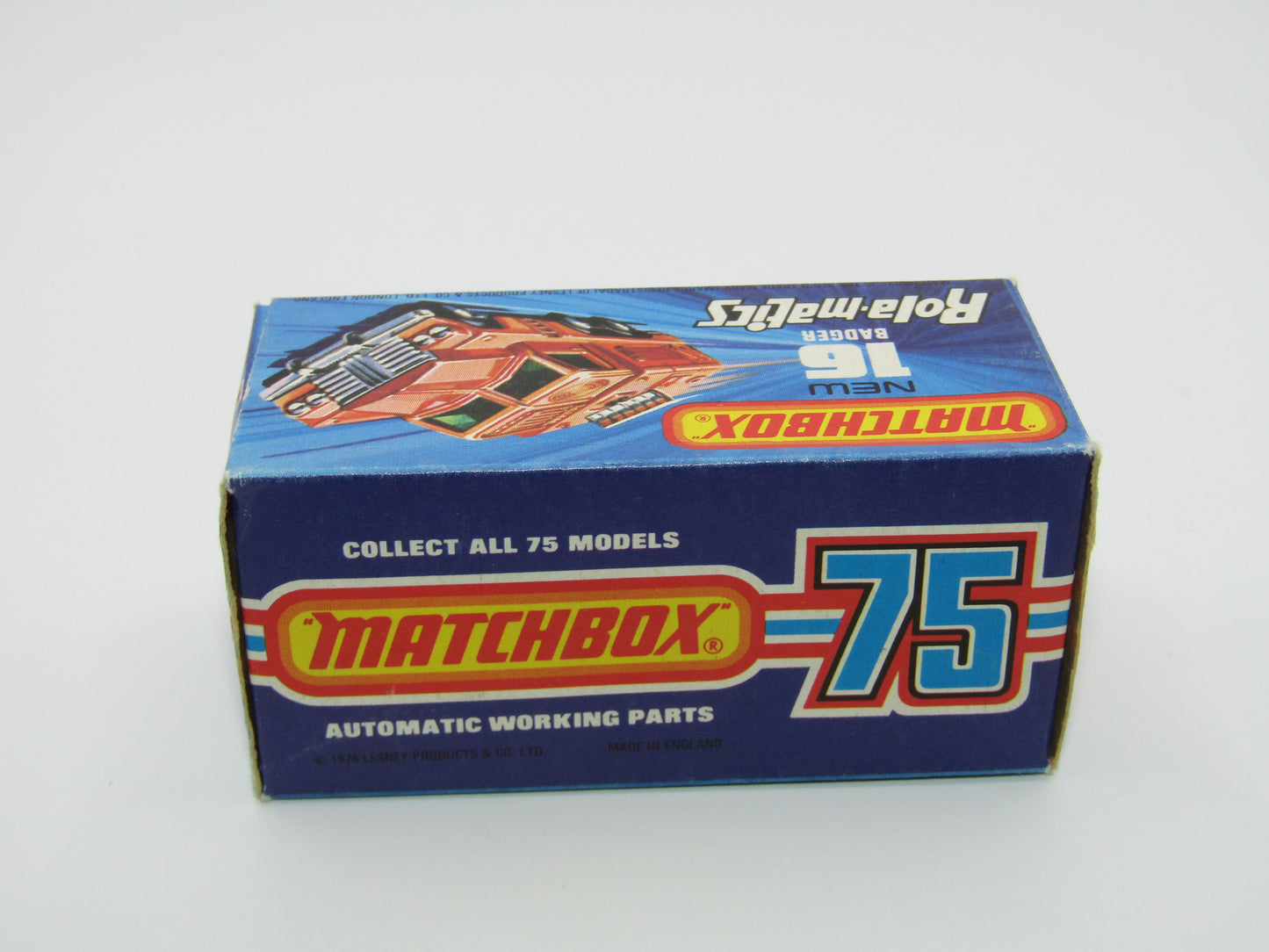 Matchbox Superfast No 16A Badger, Dark Bronze, PURPLE Windows, Unpainted Base