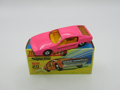 Matchbox Superfast No 20A Lamborghini Marzal DULL DARK PINK