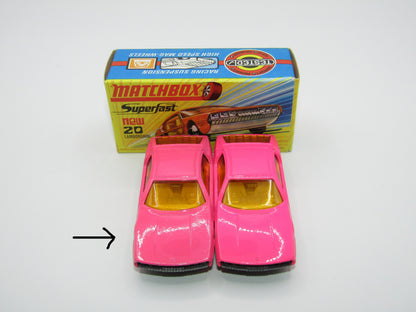 Matchbox Superfast No 20A Lamborghini Marzal DULL DARK PINK