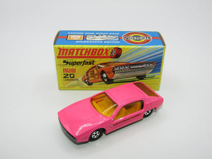 Matchbox Superfast No 20A Lamborghini Marzal DULL DARK PINK