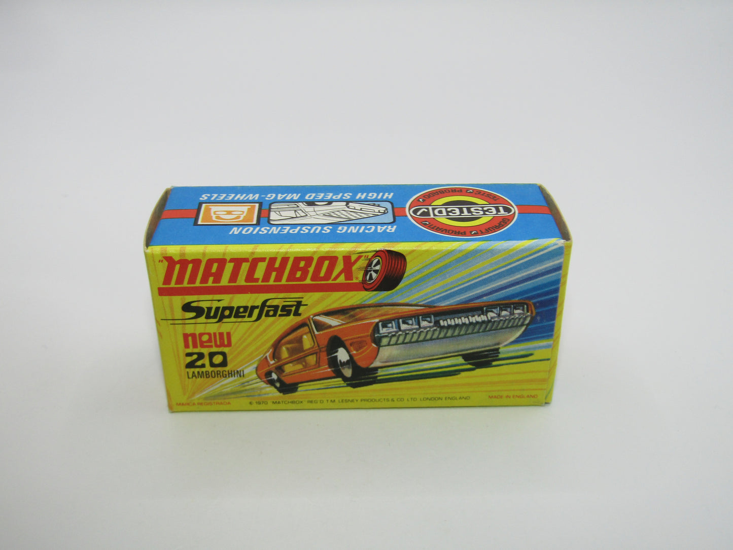Matchbox Superfast No 20A Lamborghini Marzal DULL DARK PINK