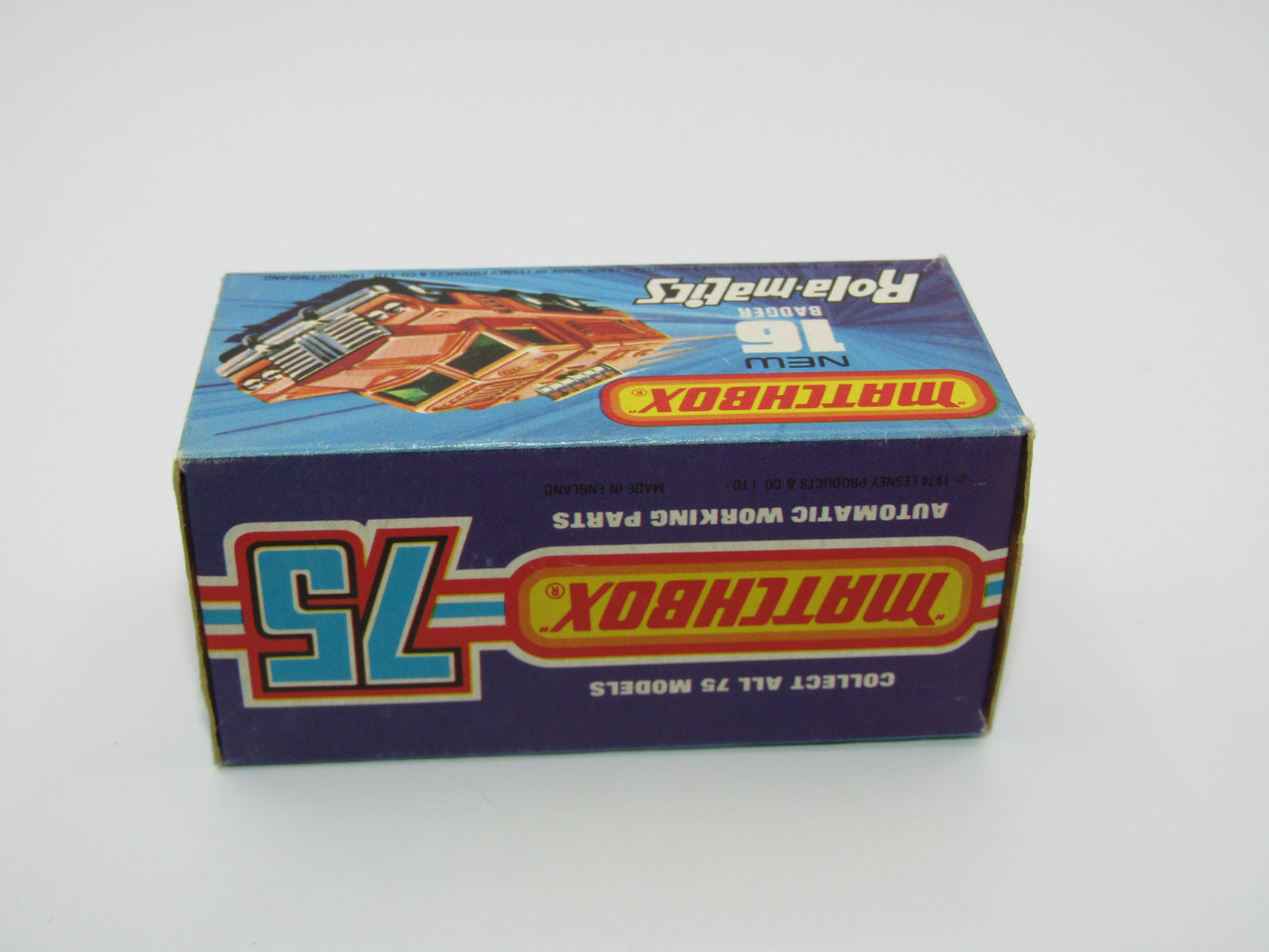 Matchbox Superfast No 16A Badger, Medium Bronze, IVORY Radar, Unpainted Base