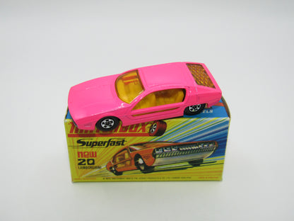 Matchbox Superfast No 20A Lamborghini Marzal HOT PINK Narrow Wheels