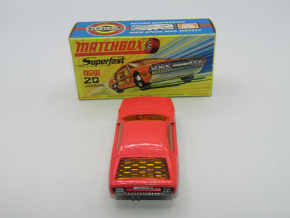 Matchbox Superfast No 20A Lamborghini Marzal Salmon Pink NARROW Wheels