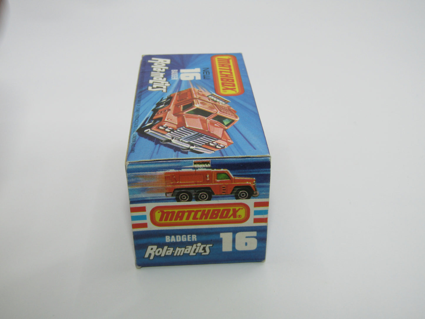 Matchbox Superfast No 16A Badger, DARK Bronze, Green Windows, Unpainted Base